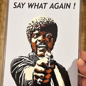 Pulp Fiction POP ART in Protected Sleeve - IFKYK this line is ICONIC